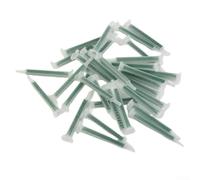 Plastic AB Glue Mixing Tubes 50pcs F6-16 16 Elements | 50 pack value, 16 internal elements, precise ratio mixing, for ideal for epoxy and resin crafts