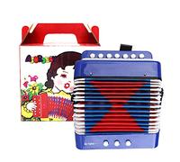 plastic accordion Children 7-Key 2 Bass Mini Small Accordion Educational Musical Instrument Rhythm Toy key piano