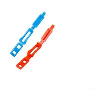 Plastic Adjustable Drip Irrigation Control Clips for Greenhouse and Garden Systems Supporting Precise Water Flow Management in Plant Cultivation (Red)