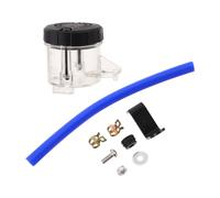 Plastic Alloy Motorcycle Brake Reservoir Oil Cup with Mount Bracket | Hydraulic Fluid Tank for Motorcycle, Level Display, Stable Installation, Quick Replacement for Repair