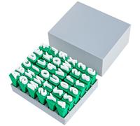 Plastic Alphabet Stamp Set Inspire Imagination Alphabet Clay Stamp Enhance Visual Effect Clay Letter Seal Reusable DIY(Capital Letters)