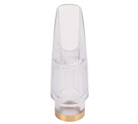 Plastic Alto Saxophone Mouthpiece with Rounded for Smooth Play | Rich and full sound from this lightweight transparent replacement saxophone mouthpiece for beginners and professionals