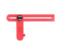 Plastic Angle Measuring Ruler Adjustable Protractor 8.7in for Precise DIY Woodworking - Portable, Easy Angle Finder for Home Improvement, Carpentry, and Design Projects