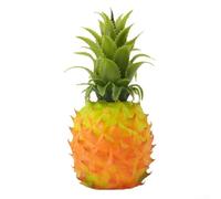 Plastic Artificial Mango Fake Fruit Realistic Textured Model for Home Wedding Party Decoration Summer Table Centerpiece Kitchen Display Scene Layout Office Ornament Easy Care (Weighted pineapple)