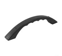 Plastic Assist Handle Grab Bar for RV and Boat Entry Doors with Molded Finger Grips Designed for Safe and Steady Step Support on Trailers and Campers (Black)