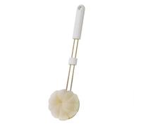 Plastic Back Scrubber for Shower Bath Dual-Sided Long Handle Back Scrubber Can Produce Rich Foam for Men Women Elder(Wei)