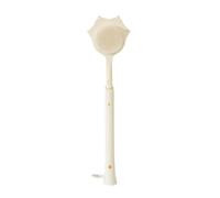 Plastic Back Scrubber for Shower Scalable Bath Dual-Sided Long Handle Back Scrubber Wall Mount Detachable Bath Brush