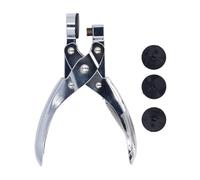 Plastic Bag Hole Puncher Zinc Alloy Handheld Single Round Hole Punch for Thin Film PE OPP PVC Bags Durable Proof Lightweight for Home Office School (8mm)
