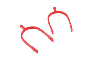 PLASTIC BALL END SPURS HORSE EQUESTRIAN RIDING CONTROL [RED] [ADULT]