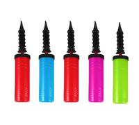 Plastic Balloon Pump 5pcs Portable Hand Held Inflator for 260 Balloons | Plastic Build, Does Not Leak, Time Saving Inflation, for Teachers, Artists, Events, Festivals Random Color
