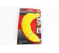 Plastic Banana Guard Protector Anti Bruising Case with Plastic Fork