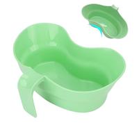 Plastic Basin Emesis Basin, 900ml Spit Cup, Plastic Bowl, Large Opening Puke Bucket with Hanging Handle for Elderly Bedridden Patients and Teeth Cleaning