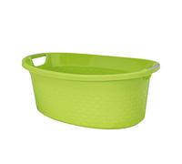 Plastic Basin with Handles 40L Laundry Carry Basket Large Washing Up Durable HQ