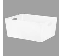 Plastic Basket 11.5 Litres - White Studio by Wham