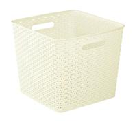 Plastic Basket 25 Litres - Cream My Style by Curver