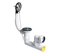 Plastic Bath Waste with Overflow, Drainage Bathroom Bathtub Waste kit for Aperture 48-58mm Bathtub
