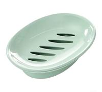 Plastic Bathroom Soap Holder Two Tier Storage(Green)