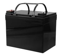 Plastic Battery Casing for 12v 33ah Storage, Black Modular Shell | Reserved Terminal Positions, Cabinet Installation Support, Impact-resistant Build, for Circuit Components and Flat Modules