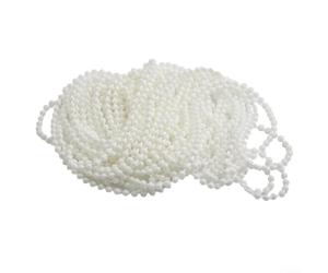 Plastic Beaded Chain for Roller Blinds, 10 Meter Vertical Roman Shade Control Cord with Connectors, White Replacement Pull Chain Kit