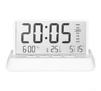 Plastic Bedside Clock with for perpetual Calendar Plastic Bedside(D)