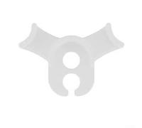 Plastic Benders Support Deep Plant Roses Orchids Tomatoes Peonies Stem Garden with Clips Groove Curved Edges - Low Stress Training for Plants for 90-degree Clips (100-Pack)(white)