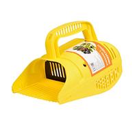 Plastic Berry Pickers and Rakes with Metallic Comb Teeth and Ergonomic Handle for Blueberries.