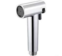Plastic Bidet Sprayer Head Dual Mode Cleaning Tool(Bright Silver)