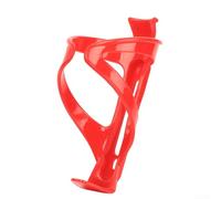 Plastic Bike Water Bottle Holder For Mountain And Road Bicycles High Strength Construction Minimal Weight Addition Agile Ride Support For Water Sports Drinks Energy Gels Multiple Colours(Red)
