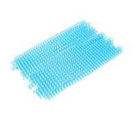 Plastic Binding Rings for Loose Leaf, 20pcs 11mm White, 30 Hole Spiral Rings for A4 Paper - Durable Toughness, Manual Cutting Convenience, Fits Multiple Paper Sizes (13mm*30 agujeros Azul 20 Tiras)