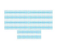 Plastic Binding Spines 19mm 30 Rings Comb Binder 10PCS, 150 Sheets Capacity Compatible with A4 B5 A5 Paper - Durable Plastic Material, Flexible Cutting, Ideal for Documents and (Blue)