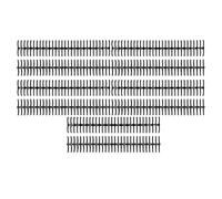Plastic Binding Spines 19mm Diameter, 30 - Ring Comb Binder, 10 Pieces, Fits A4 B5 A5 Paper - Durable PP Material, Adjustable for Notebooks and Reports (Black)
