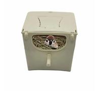Plastic Bird Nest Box - Breeding House with Perch for Budgie, Lovebird, Cockatiel & Small Parrots