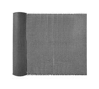 Plastic Black Rattan Webbing Roll,15.8 Inch x 9.9 Feet,Handwoven Synthetic Poly Rattan,Faux Cane Mesh-Open Weave, Hexagonal Pattern, for DIY Home Decor Projects incl. Furnitures Chairs Cabinets Beds