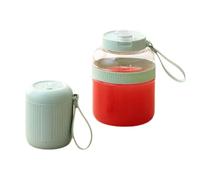 Plastic Blender Cordless 18 Blades Electric USB Mini Juicer Blender For Smoothies Ice Blending Juicing 1200ml/42.2oz(Grn)