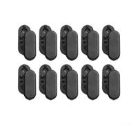 Plastic Blind Chain 10m Black Continuous Loop with Cord Connector Clips for Roller Blinds Vertical Slats Repair Spares Kit(10pairs Connector)