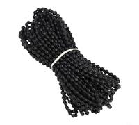 Plastic Blind Chain 10m Black Continuous Loop with Cord Connector Clips for Roller Blinds Vertical Slats Repair Spares Kit(10m Chain)