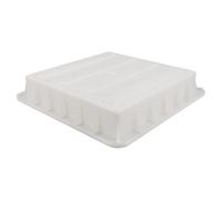 Plastic Blind Road Tile Mould for Municipal Sidewalks White