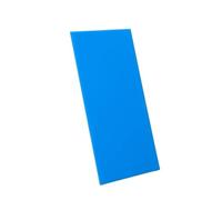 Plastic Board 1pc Thin Rigid Plastic Sheet, Colored, 2.3mm*100 * 200mm Board For Picture Frame Processing(Blue)