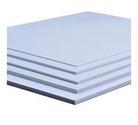 Plastic board, ABS Plastic Sheet, 200mm X 250mm, Flexible Moldable Material For DIY Crafts, Building Models And Home Decor, 5pcs(1mm)