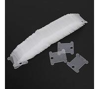 Plastic Bobbins, Floss Winder Plastic Floss Bobbins DIY Sewing Accessories 100Pcs Cross Stitch Winding Board Plastic Thread Winder Plate for Sewing Craft