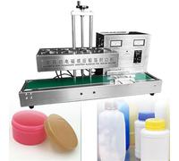 Plastic Bottle Cap Sealer Continuous Electromagnetic Induction Bottle Cap Sealer, 2200W Automatic Aluminum Foil Sealing Machine Heat Jar Sealing Machine for Glass Bottles 2-30cm High 50to120mm