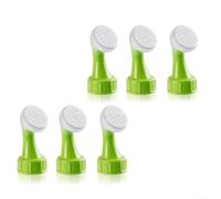 Plastic Bottle Cap Sprinkler Pack of 6 for Gentle Uniform Water Distribution on Delicate Plants and Small Garden Areas
