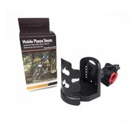 Plastic Bottle Clamp for Mic Stand 23-28mm Diameter | Fits tubes 23-28mm, holds cups up to 7cm wide, max height 180mm, black plastic finish