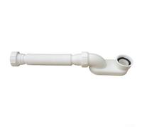 Plastic Bottle Trap Sink Waste Pipe Flexible 80cm | Tool-free install, 20-80cm adjustable length, fits tight spaces, prevents blockages, G1-1/2 thread