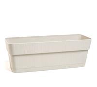 Plastic Box Ethica with Water Reserve, 50cm, Chalk