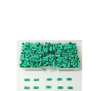 Plastic box heat shrink tubing cable marker label Wire Number 0 to 9 1-16mm 8 Colore PVC insulation shrink ratio 2:1-China,green color,2.5mm