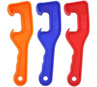 Plastic Bucket Opener, 3 PCS Paint Bucket Can Lid Pail Opener Bucket Lid Lifter Remover Wrench Tool for Home Office Garage Industrial Use