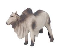 Plastic Bull Figurine Realistic Model for Kids Educational Play - Simulated Cattle Decoration - Durable Plastic - 1 Unit