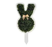 Plastic Bunny Flower Pot Insert 30cm Outdoor Yard Art(39*20cm) | for durable plastic material, weather resistant construction, long-lasting outdoor stability, UV protected