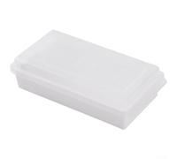 Plastic Butter Storage Box with Flat Base, Grooved Cutting Area, and Tight-Seal Lid for Minimal-Mess Preparation